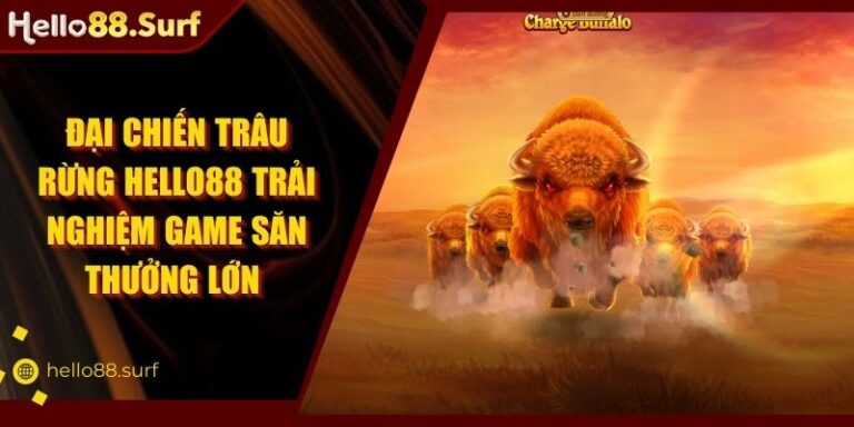 Đại Chiến Trâu Rừng Hello88 Trải Nghiệm Game Săn Thưởng Lớn